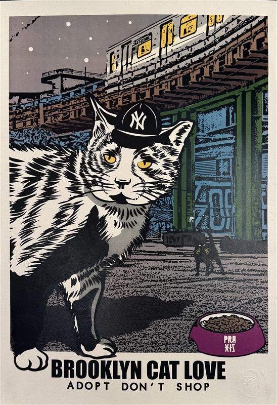 BK Cat Love Print
