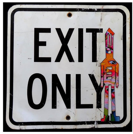 EXIT ONLY Square
