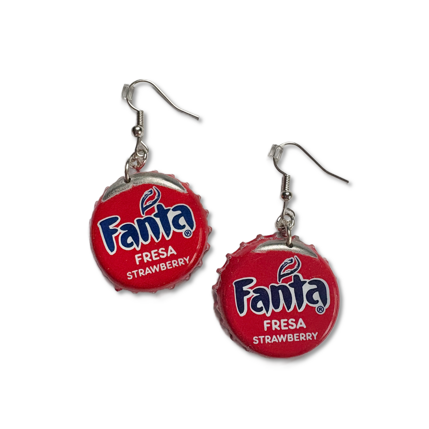 Bottle Cap Earrings - Various styles of Reds & Oranges