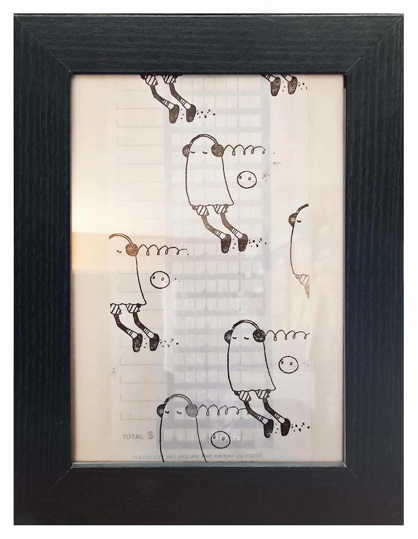 Floaters Money Stamp - Framed