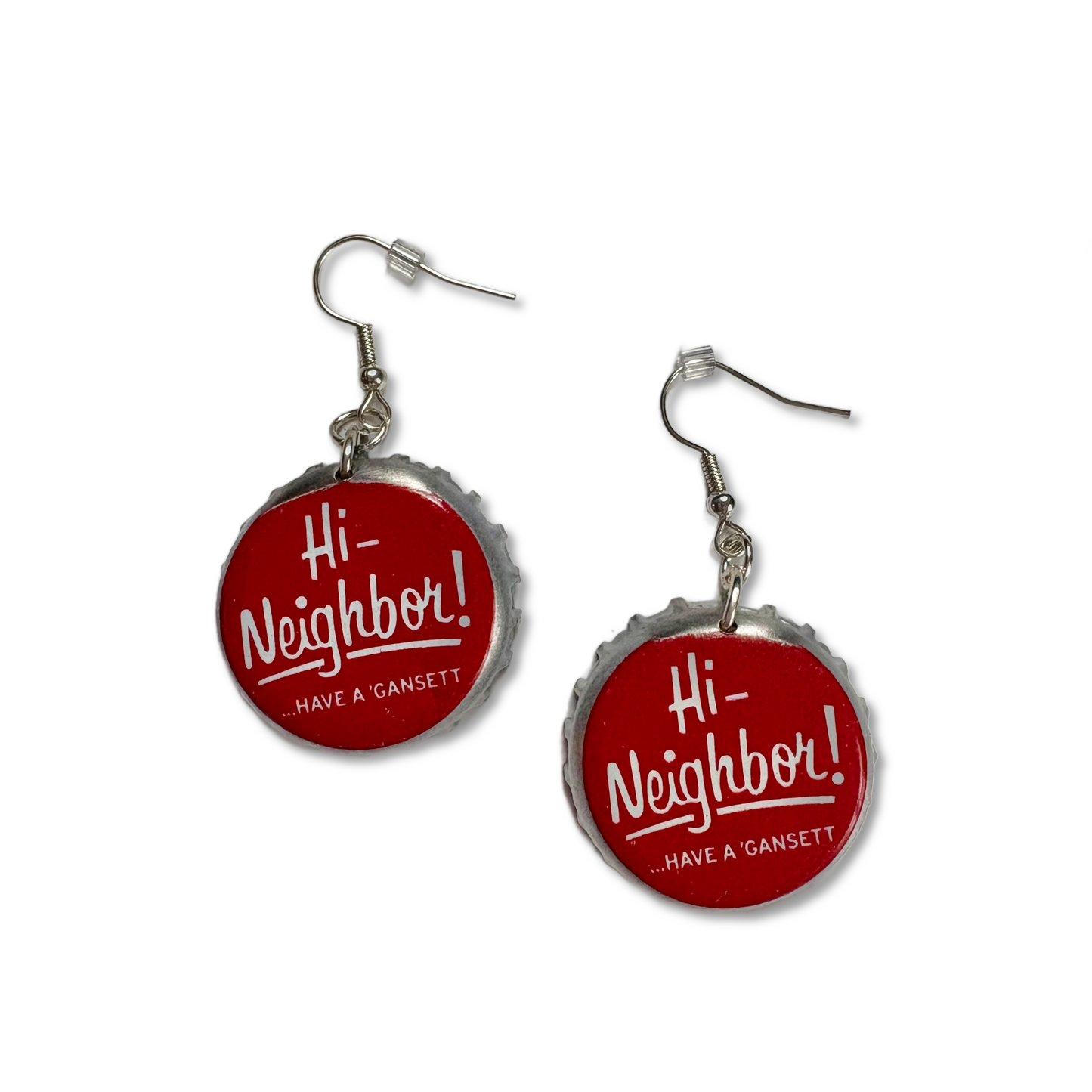 Bottle Cap Earrings - Various styles of Reds & Oranges