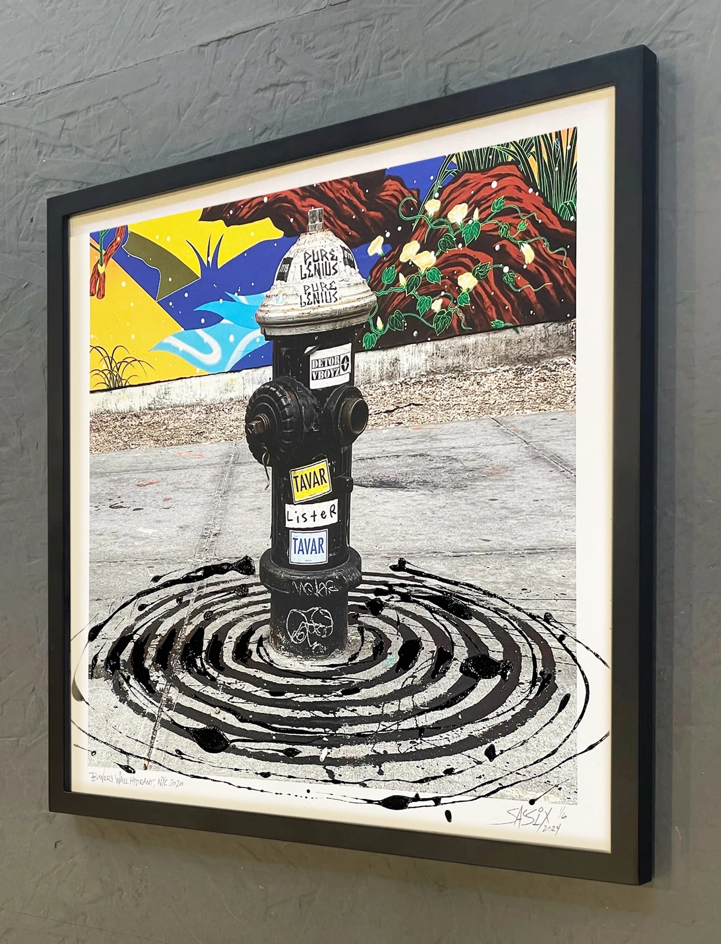 PRINT - Fire Hydrant Bowery Wall