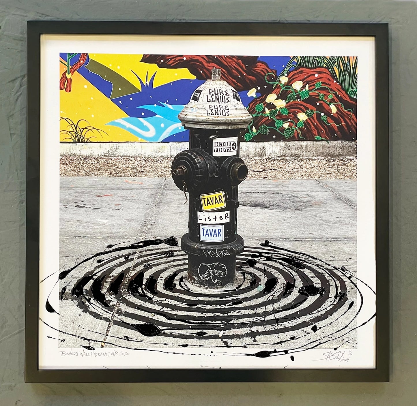 PRINT - Fire Hydrant Bowery Wall