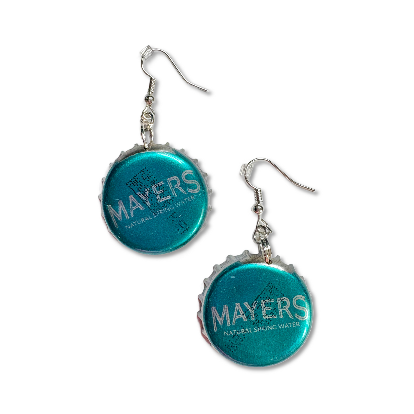 Bottle Cap Earrings - Various styles of Blues & Blacks
