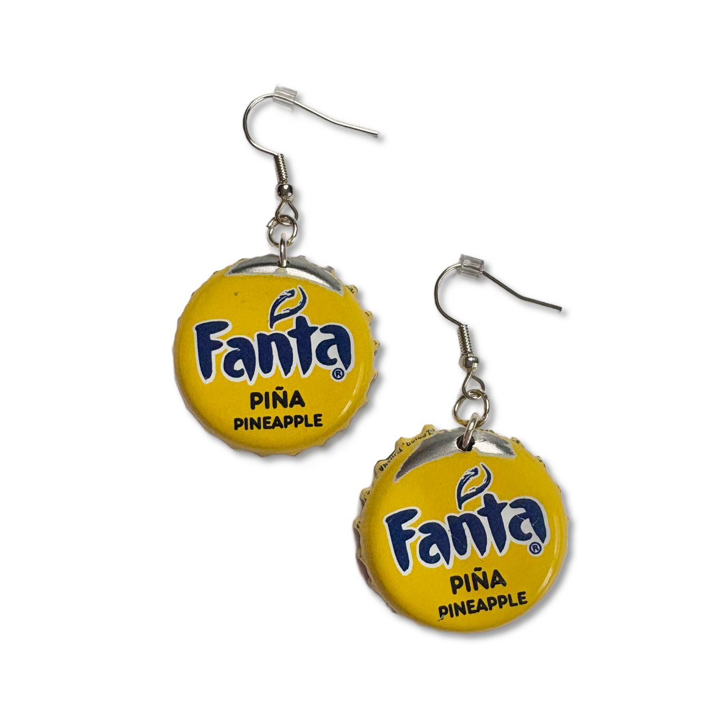 Bottle Cap Earrings - Various styles of Yellows & Golds