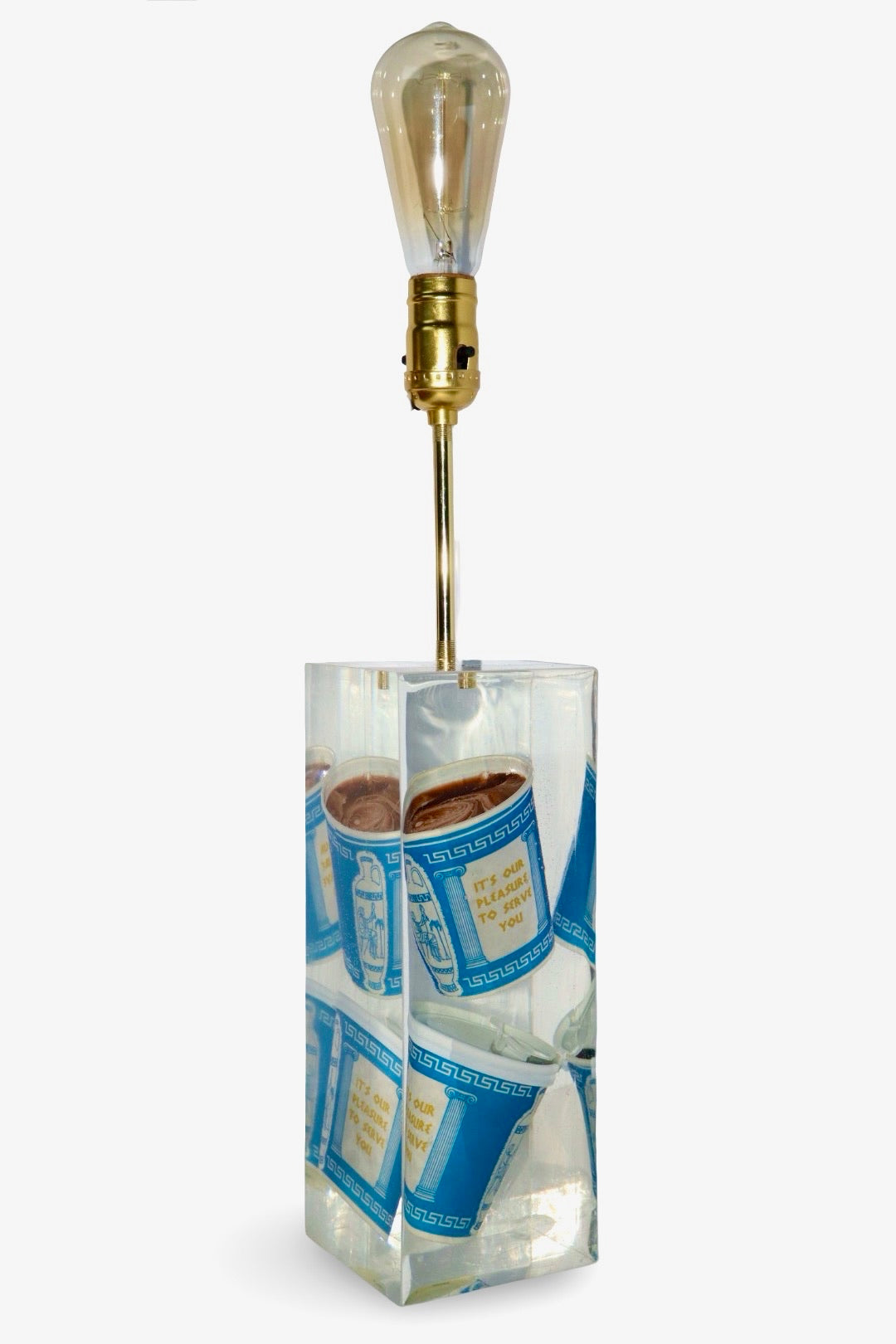 Cream and Sugar Lamp