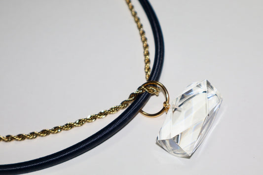 Crystal Noir Necklace