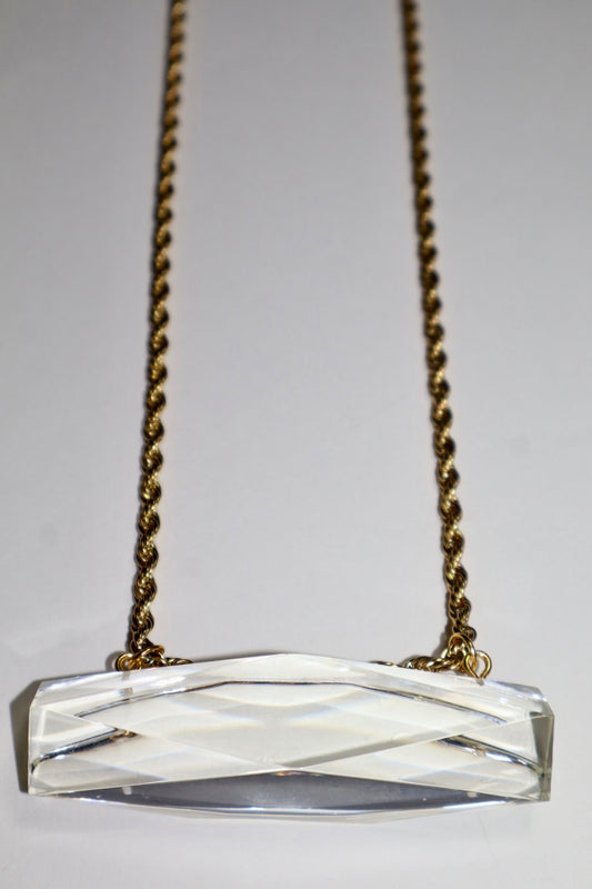 Crystal Ball Prism Necklace