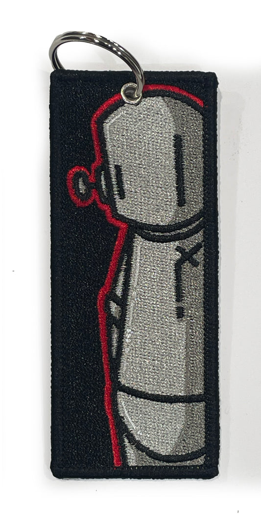 Not Done Yet. Not By Far. RED -  Key Chain