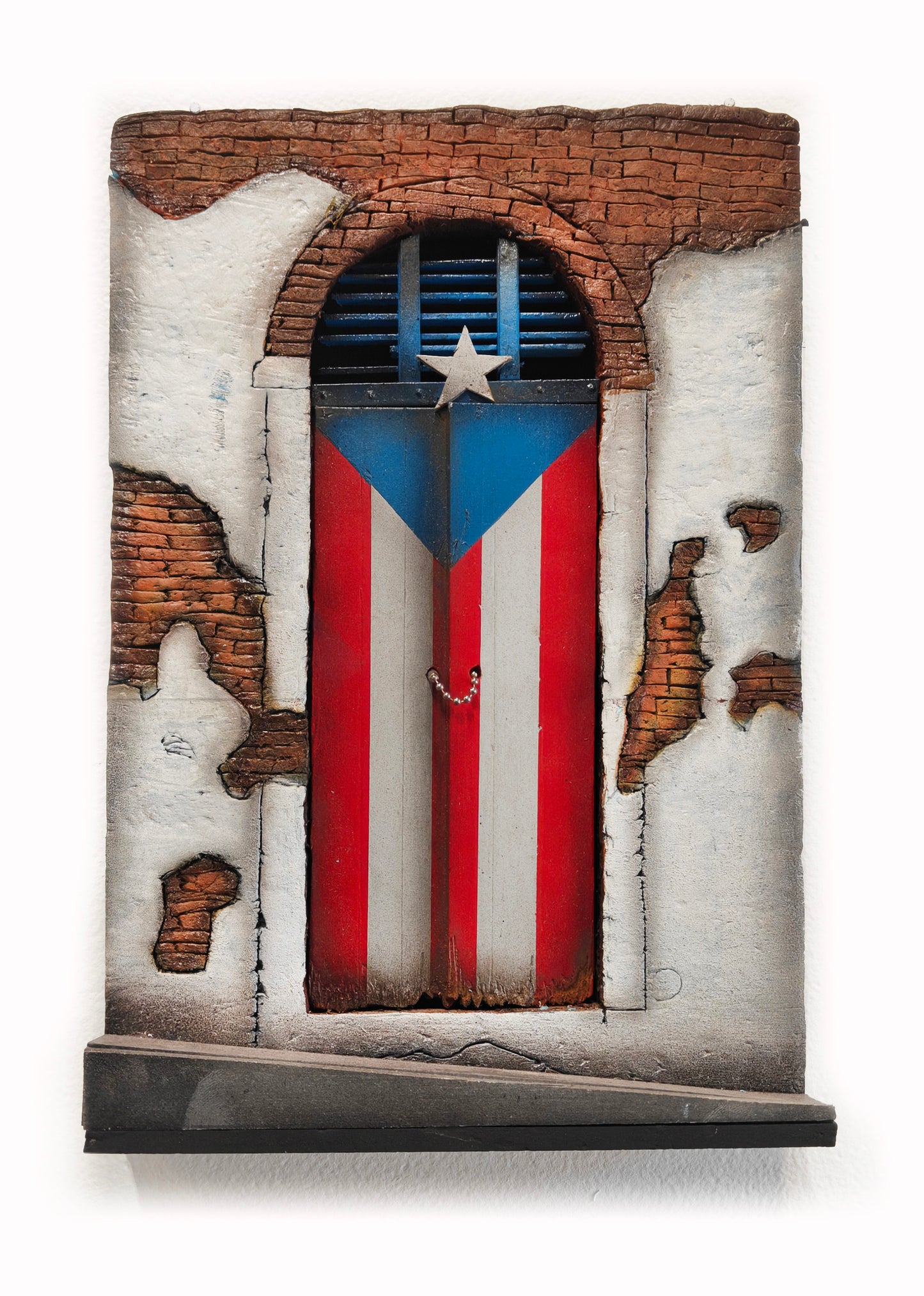 Puerto Rico Flag Door #1