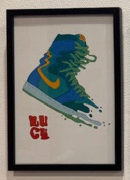 Nikes by LUCY (Blue, Green, Yellow)