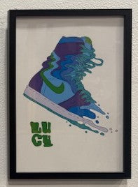 Nikes by LUCY (Blue, Purple, Green)