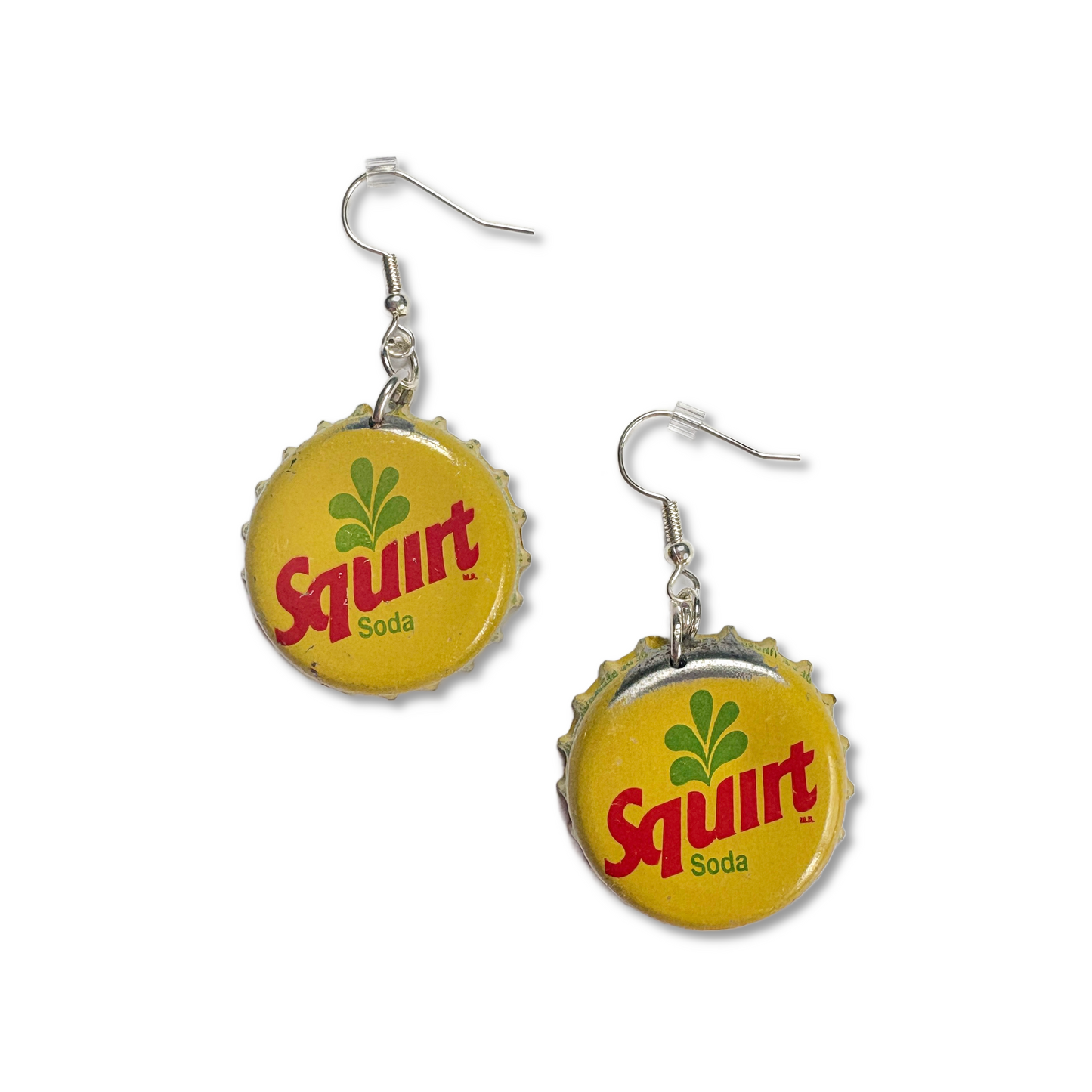 Bottle Cap Earrings - Various styles of Yellows & Golds